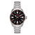 Axwell Timber Bracelet Watch w/ Date - Black/Orange