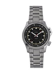 Axwell Vertigo Bracelet Watch w/Date - Black