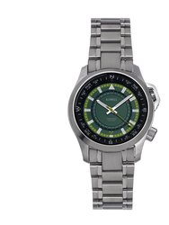 Axwell Vertigo Bracelet Watch w/Date - Green