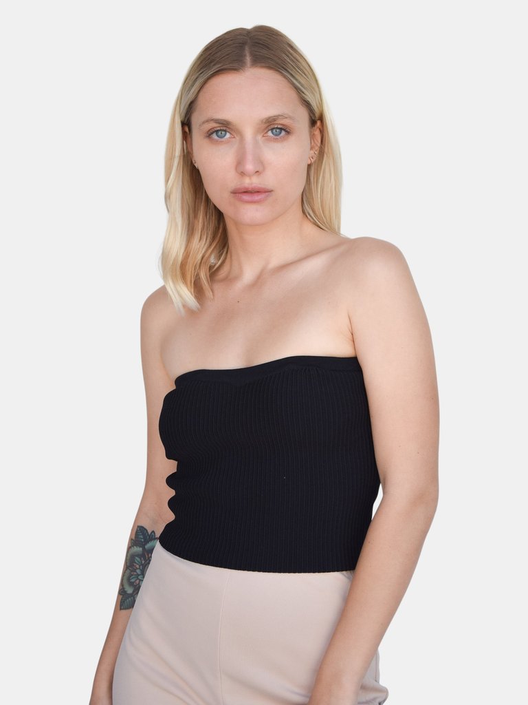 Sweetheart Tube Top - Black