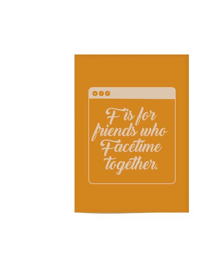 Aya Paper Co. FaceTime Friends Card product