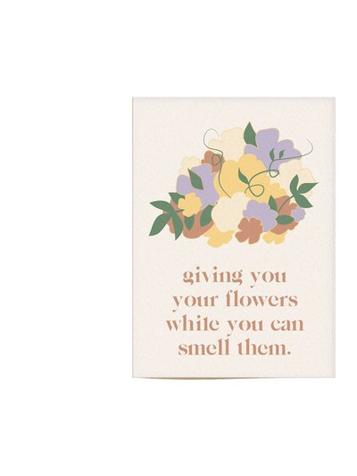 Aya Paper Co. Giving You Flowers Card I product
