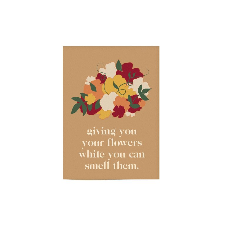 Giving You Flowers Card II