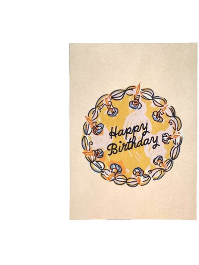 Aya Paper Co. Happy Birthday Cake Card product