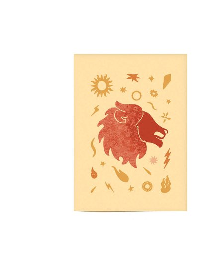 Aya Paper Co. Leo AYA•STROLOGY Greeting Card product
