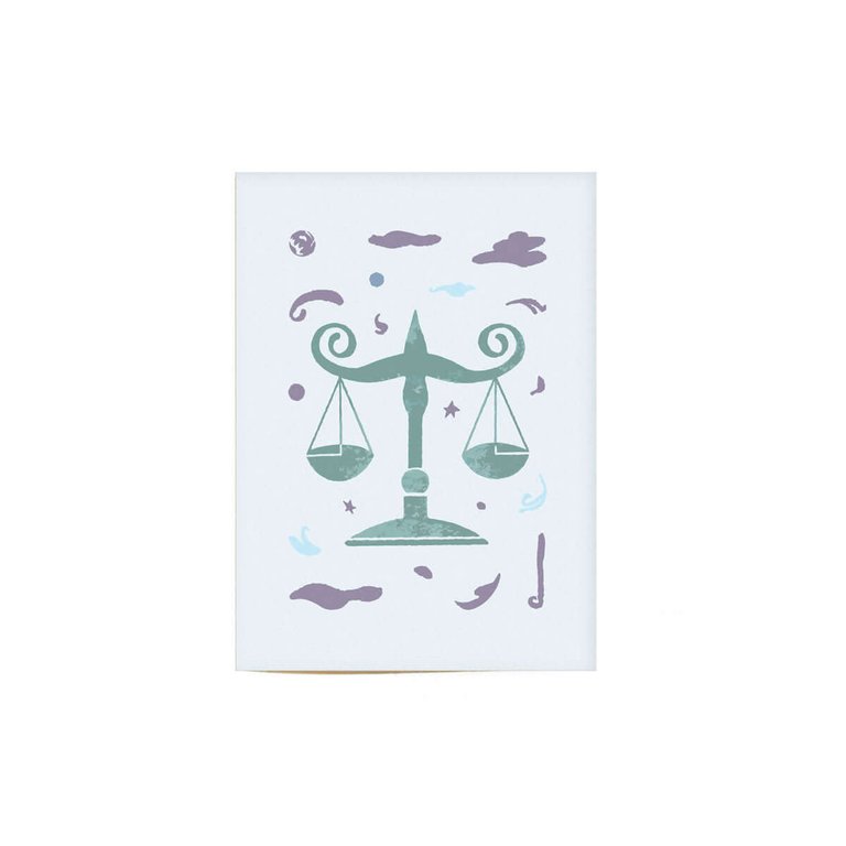 Libra Aya Strology Greeting Card