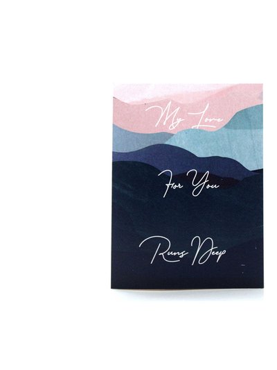 Aya Paper Co. Love Runs Deep Card product