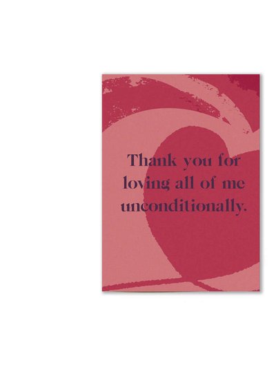 Aya Paper Co. Unconditional Love Card product