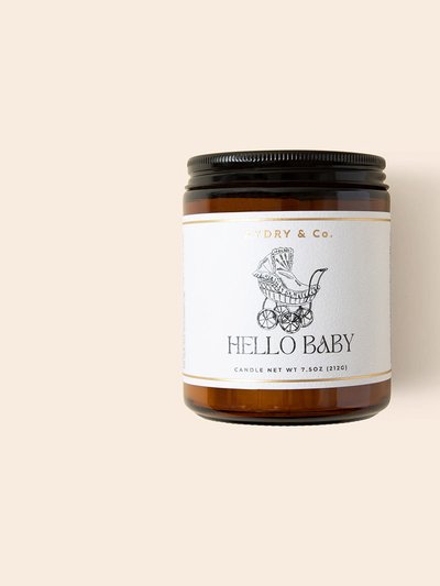 Aydry & Co. Hello Baby Candle product