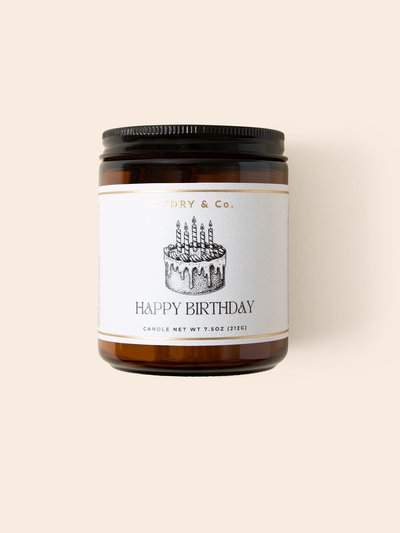 Aydry & Co. Happy Birthday Candle product