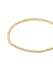 Bead Bracelet (10K Gold - Medium) - Gold