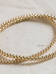Bead Bracelet (10K Gold - Medium)