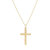 Cross Necklace - Large - Gold