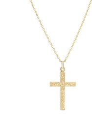 Cross Necklace - Large - Gold