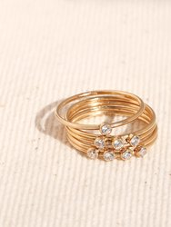 Dainty Solitaire Ring - 14K Gold