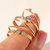 Dainty Solitaire Ring - 14K Gold