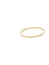Hammered Stacking Ring - Gold
