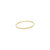 Hammered Stacking Ring - Gold