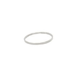 Hammered Stacking Ring - Silver
