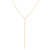 Laurel Lariat Necklace - Gold