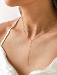 Laurel Lariat Necklace