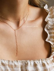 Laurel Lariat Necklace