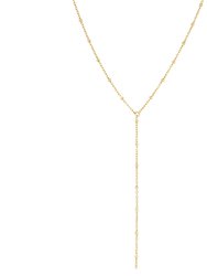 Malibu Lariat Necklace - Gold