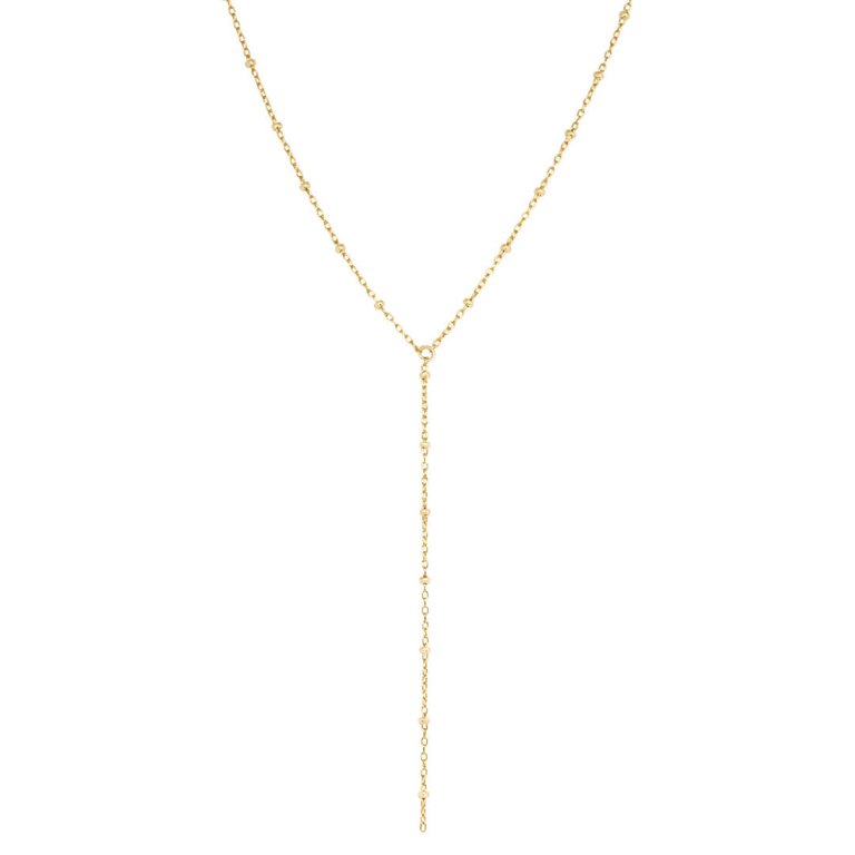 Malibu Lariat Necklace - Gold