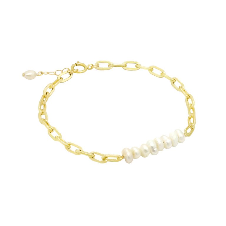 Milano Pearl Bracelet - Gold