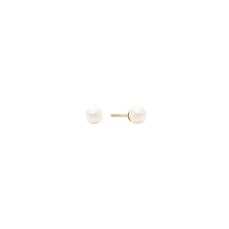 Pearl Studs - Gold