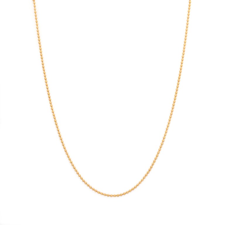 Pebble Necklace - Gold