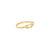 Reef Knot Ring - Gold