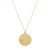 Saint Christopher Necklace - Large - Gold