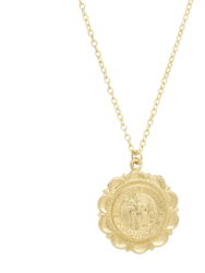 Saint Christopher Necklace - Gold