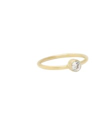 Solitaire Ring - Gold