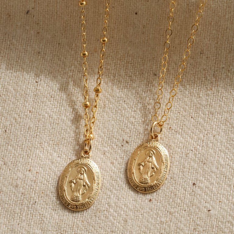 Virgin Mary Necklace