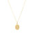 Virgin Mary Necklace - Gold