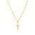 Women's Cross Necklace - Gold