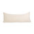 Bogota Lumbar Pillow Large - Ivory With Grey Stripes