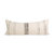 Bogota Lumbar Pillow Large - Ivory With Grey Stripes - Ivory With Grey Stripes