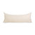 Bogota Lumbar Pillow Large - Ivory With Ivory Stripes