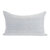 Bogota Lumbar Pillow Small - Blue With Ivory Stripes