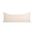 Carmen Lumbar Pillow Large - Ivory With Grey/Ivory Stripes