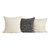 Cartagena Pillow - Ivory With Ivory Stripes