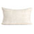 Medellin Lumbar Pillow Small - Ivory With Ivory Stripes - Ivory With Ivory Stripes