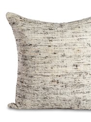 Medellin Pillow - Ivory With Grey Stripes - Ivory With Grey Stripes