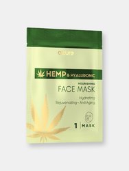 Hemp & Hyaluronic Acid Nourishing Sheet Facemask: 5 Pack