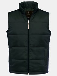 B&C Mens Full Zip Waterproof Bodywarmer/Gilet (Black) - Black