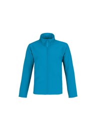 B&C Mens Two Layer Water Repellent Softshell Jacket (Atoll/Attitude Gray) - Atoll/Attitude Gray