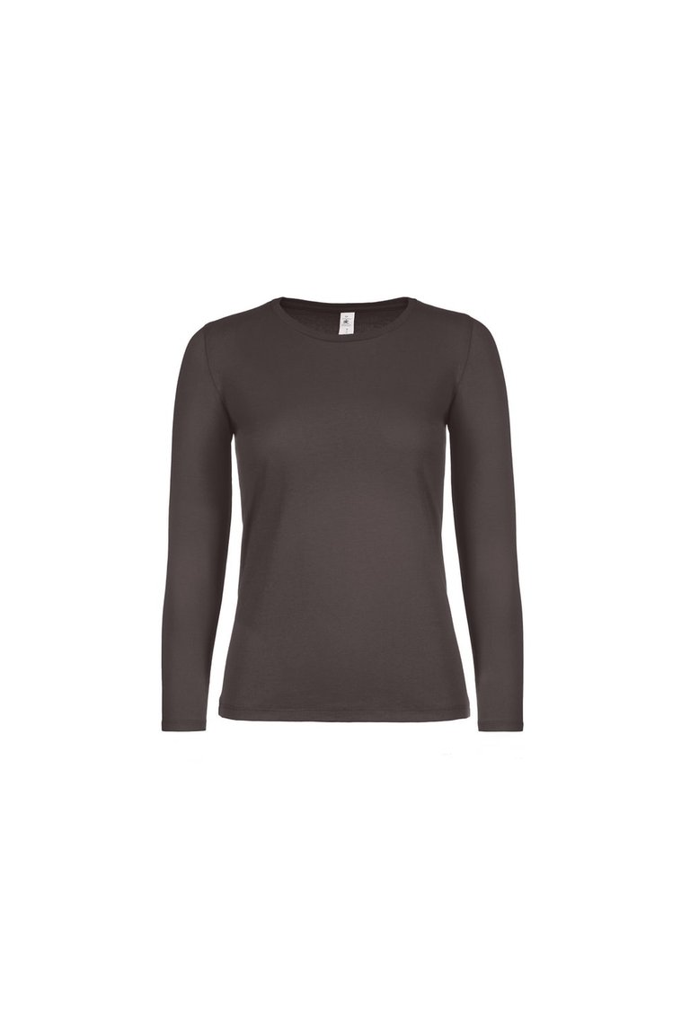 B&C Womens/Ladies E150 Long sleeve T-Shirt (Bear Brown) - Bear Brown